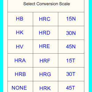 Rockwell metal hardness tester