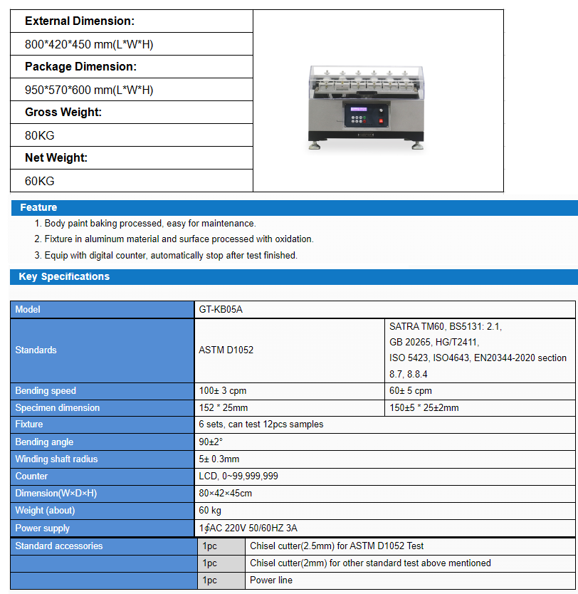 Ross Flexing Tester