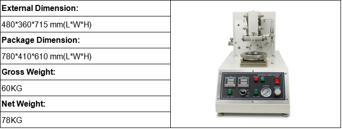 Universal Wear Tester Stoll Quartermaster